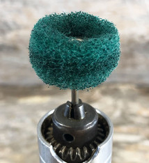 BF7920 = Mounted Satin Finish Buff - Fine Green (Pkg/3)