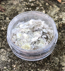 CE741 = Ice Resin Shattered Mica - Silver Color