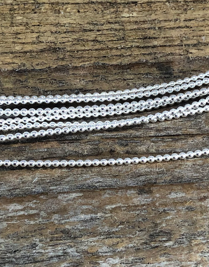 SBW19 = Sterling Beaded Wire 19ga 0.9mm  Dead Soft (Sold per foot)