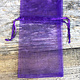 DBX1293PU = Organza Drawstring Pouch Purple 3"x4" (Dozen)