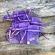 DBX1291PU = Organza Drawstring Pouch Purple 1-3/4"x2" (Dozen)