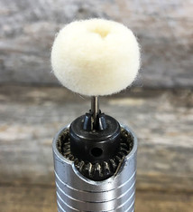 BF5703 = Mounted Cotton Polishing Buff 7/8" dia. (Pkg/3)