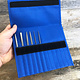 Grobet USA FI6702 = Grobet Needle File Set 2 Cut - 5-1/2" with Pouch (6 Pcs)