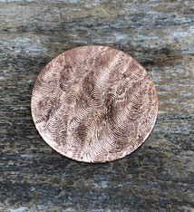 CSP654 = Pattern Copper Disc 1" x 24ga "Cloud" (Pkg/6)