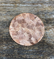 CSP652 = Pattern Copper Disc 1" x 24ga "Curvy" (Pkg/6)
