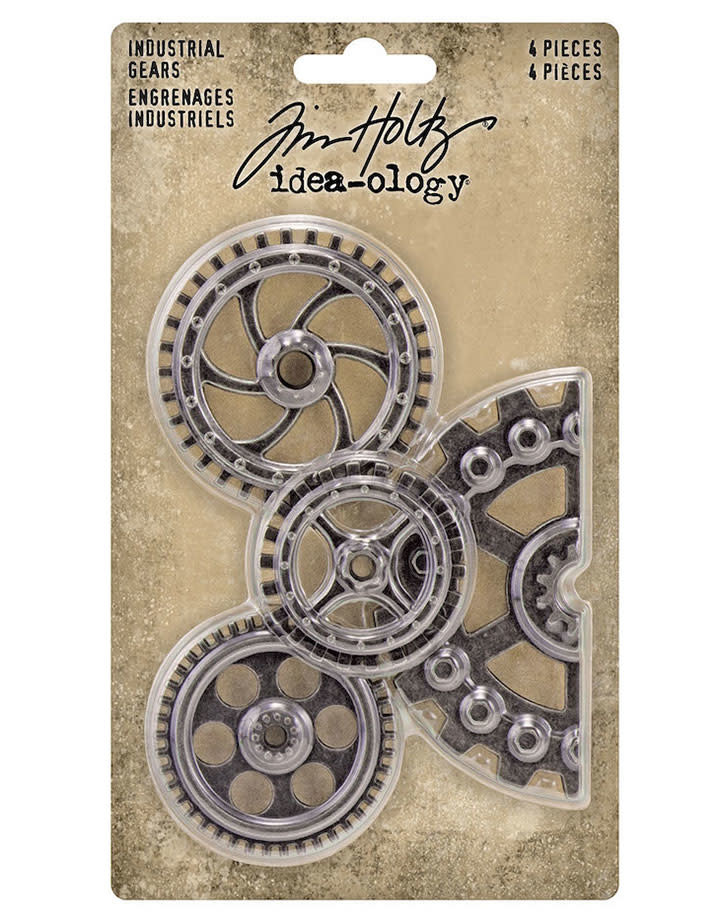 Tim Holtz Idea-ology EB2058 = Industrial Gears by Tim Holtz