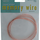 CD45006C = Memory Wire Copper Plated Oval Bracelet Size 2.2'' x 2.7''