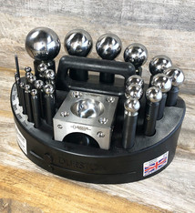 Durston Tools DA1101 = 24 Piece Doming Set with Block & Carry Case by Durston