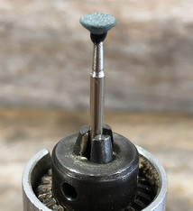 ST1475 = Green Mounted Grinding Stone Small Inverted Cone (pkg/3)