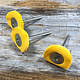 17.912 = Mini Mounted Yellow Muslin Buff, 1" (Pkg/3)