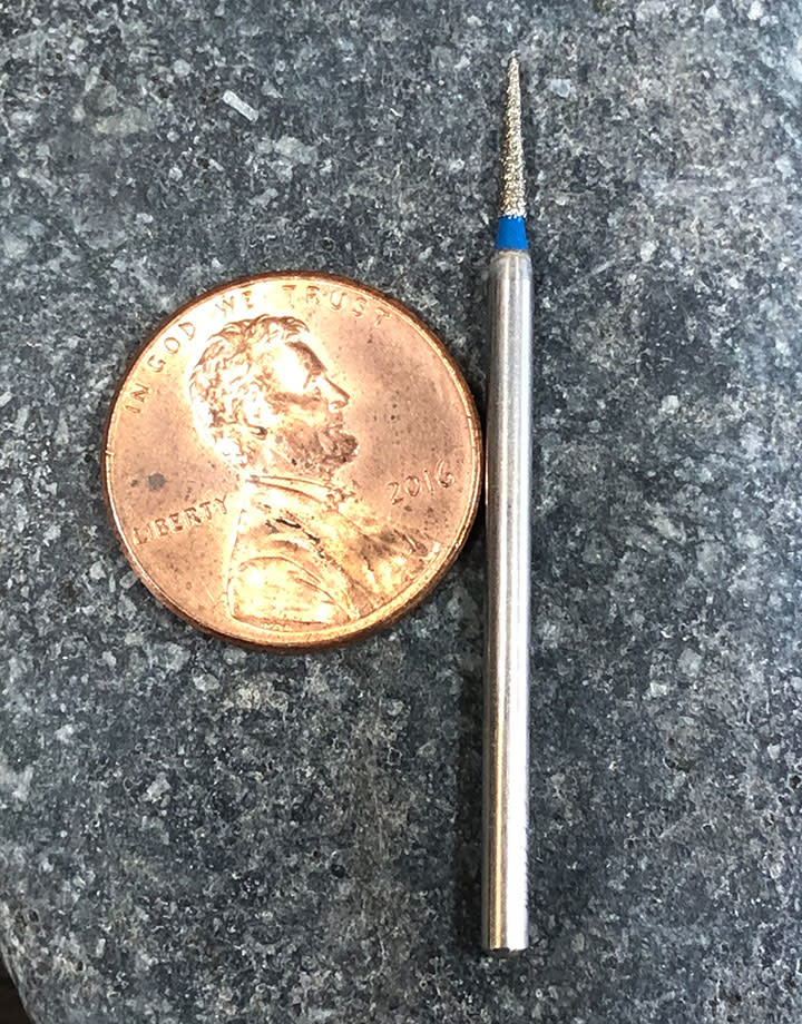 BR1603 = Blu Diamond Bur Cone (10.1 x 1.8mm)