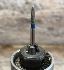 BR1605 = Blu Diamond Bur Cone (10.3 x 2.6mm)