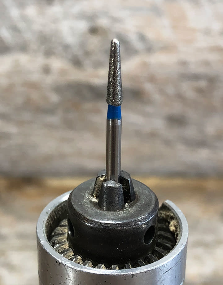 BR1605 = Blu Diamond Bur Cone (10.3 x 2.6mm)