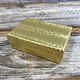 DBX2832G = BOXES - COTTON FILLED GOLD FOIL  3-1/4'' x 2-1/4'' x 1''  CASE 100