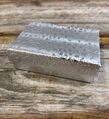 DBX2832S = BOXES - COTTON FILLED SILVER FOIL  3-1/4'' x 2-1/4'' x 1''  CASE 100