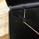 DBX1171 = Gold Latch Leatherette Necklace  Box