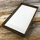 DTR2100 = Stackable Ash Finish Wooden Display Tray 1" deep