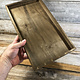 DTR2100 = Stackable Ash Finish Wooden Display Tray 1" deep