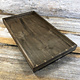 DTR2100 = Stackable Ash Finish Wooden Display Tray 1" deep