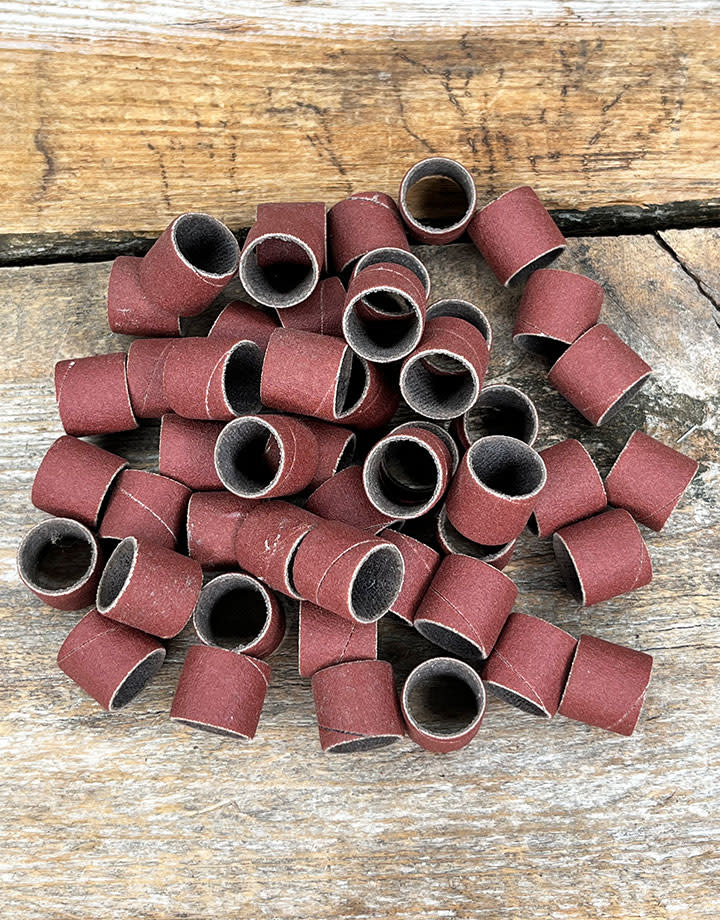 Aluminum Oxide Arbor Bands 1/2" (Pkg/50) {choose grit}