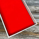 DIS1910R = ECONOMY  VELVET TRAY INSERT PAD Red