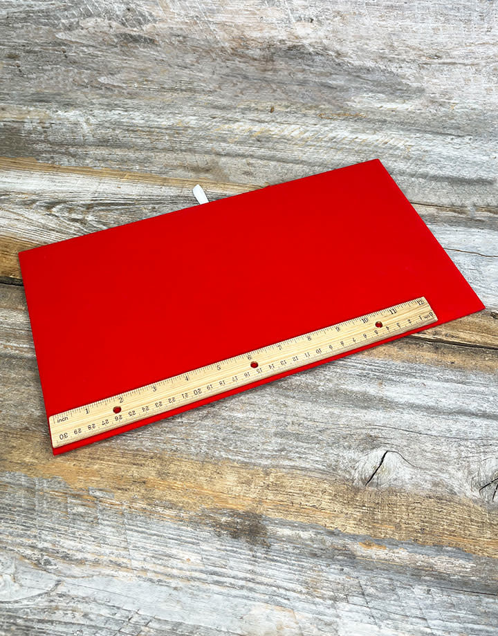 DIS1910R = ECONOMY  VELVET TRAY INSERT PAD Red