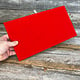 DIS1910R = ECONOMY  VELVET TRAY INSERT PAD Red