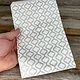 DBG1134 = Paper Gift Bag Silver Trellis Pattern 6'' x 9'' (Bundle of 100)