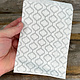 DBG1133 = Paper Gift Bag Silver Trellis Pattern 5'' x 7'' (Bundle of 100)