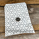 DBG1133 = Paper Gift Bag Silver Trellis Pattern 5'' x 7'' (Bundle of 100)