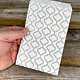 DBG1131 = Paper Gift Bag Silver Trellis Pattern 4'' x 6'' (Bundle of 100)