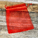 DBX1292R = Organza Drawstring Pouch Red 2-3/4''x3-1/2'' (Dozen)