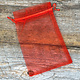 DBX1293R = Organza Drawstring Pouch Red 3"x4" (Dozen)