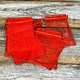 DBX1293R = Organza Drawstring Pouch Red 3"x4" (Dozen)