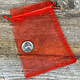 DBX1293R = Organza Drawstring Pouch Red 3"x4" (Dozen)