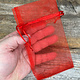 DBX1294R = Organza Drawstring Pouch Red 4"x5" (Dozen)