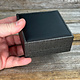 DBX3412 = Pendant Box Premium Grey Mesh/Black Faux Leatherette