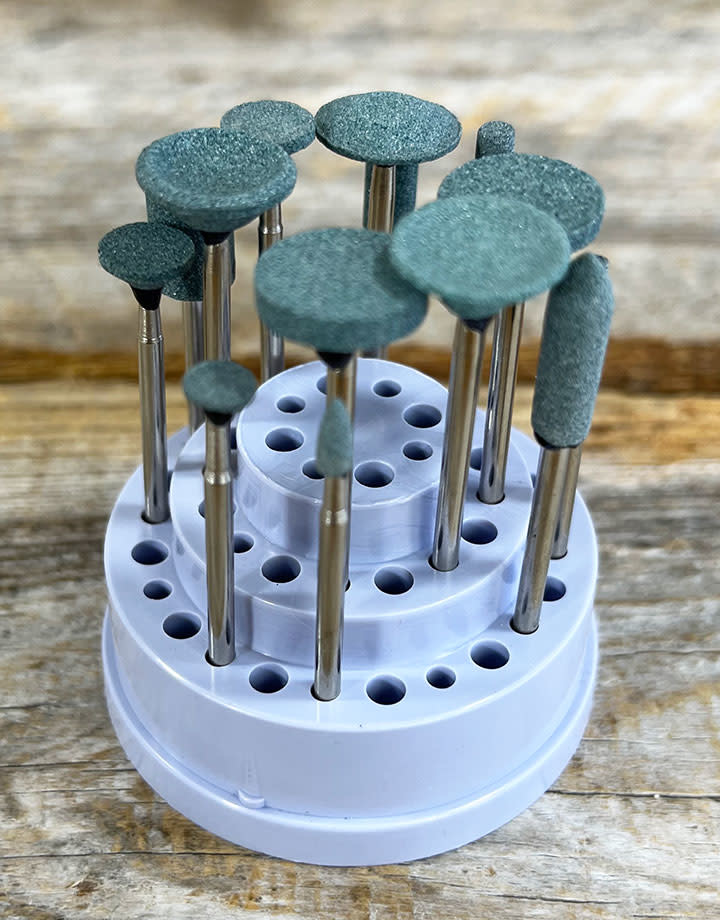 ST1470 = Green Mounted Grinding Stone Set (14pcs)