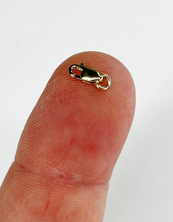 912-21 = Lobster Clasp 2.7 x 7mm with Jump Ring 10KY Gold