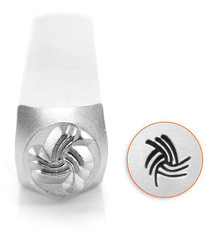 PN6554 = ImpressArt Design Stamp - Angled Line Texture 6mm