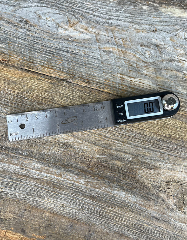 iGaging GA7006 = Digital Protractor 7" w/ Stainless Steel Scale Blade