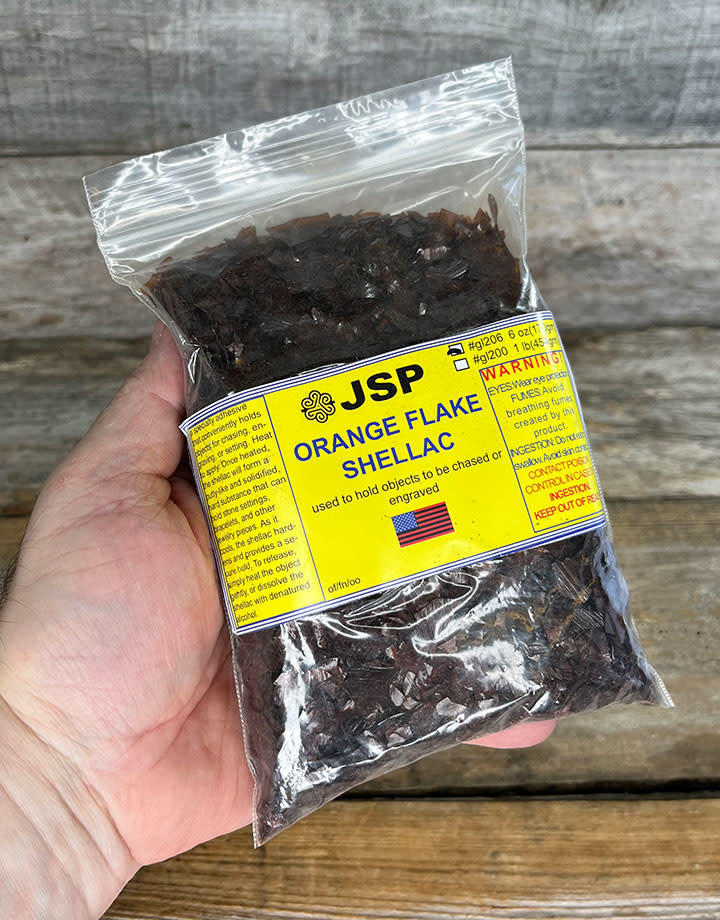 CE227 = Orange Flake Shellac 6oz