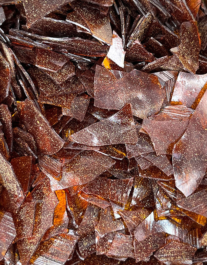 CE227 = Orange Flake Shellac 6oz