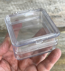 DBX1403 = Clear View Plastic Box with Floating Membrane 3" x 3" x 1-1/4"