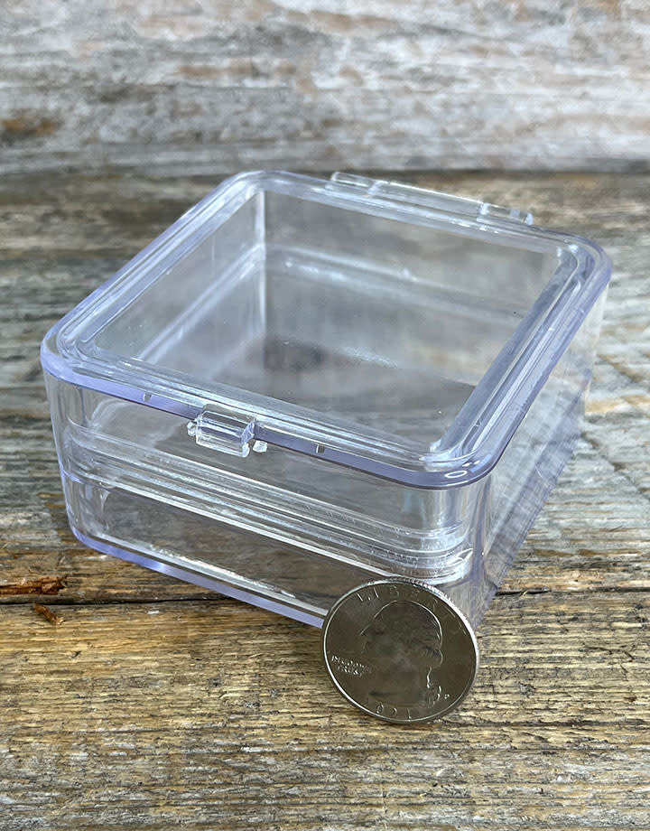 DBX1403 = Clear View Plastic Box with Floating Membrane 3" x 3" x 1-1/4"