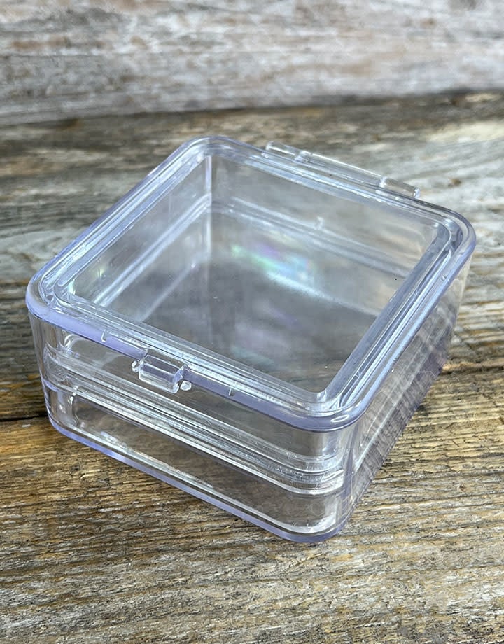 DBX1403 = Clear View Plastic Box with Floating Membrane 3" x 3" x 1-1/4"