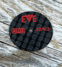 EVE Abrasives ST8921 = Eve Abrasive Cutting Fiber Discs 22x 0.3mm (pkg/10)