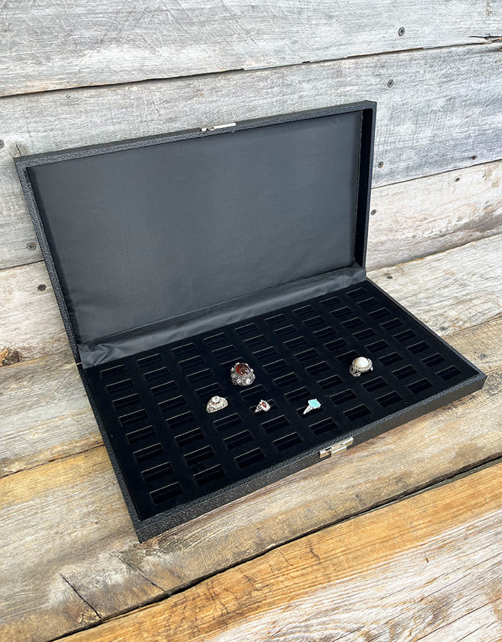 DRG1900 = Ring Case for 72 Rings - Black