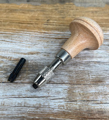 HN1262 = Mushroom Wood Handle with 2 Chucks