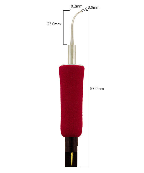 CA1399-06 = ULTRAWAXER 2 TIP - NEEDLE Red